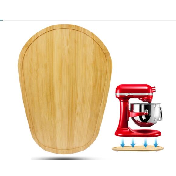 Bamboo Mixer Slider Compatible with Kitchen Aid Bowl Lift 5-8 Qt Stand Mixer - Picture 7 of 7